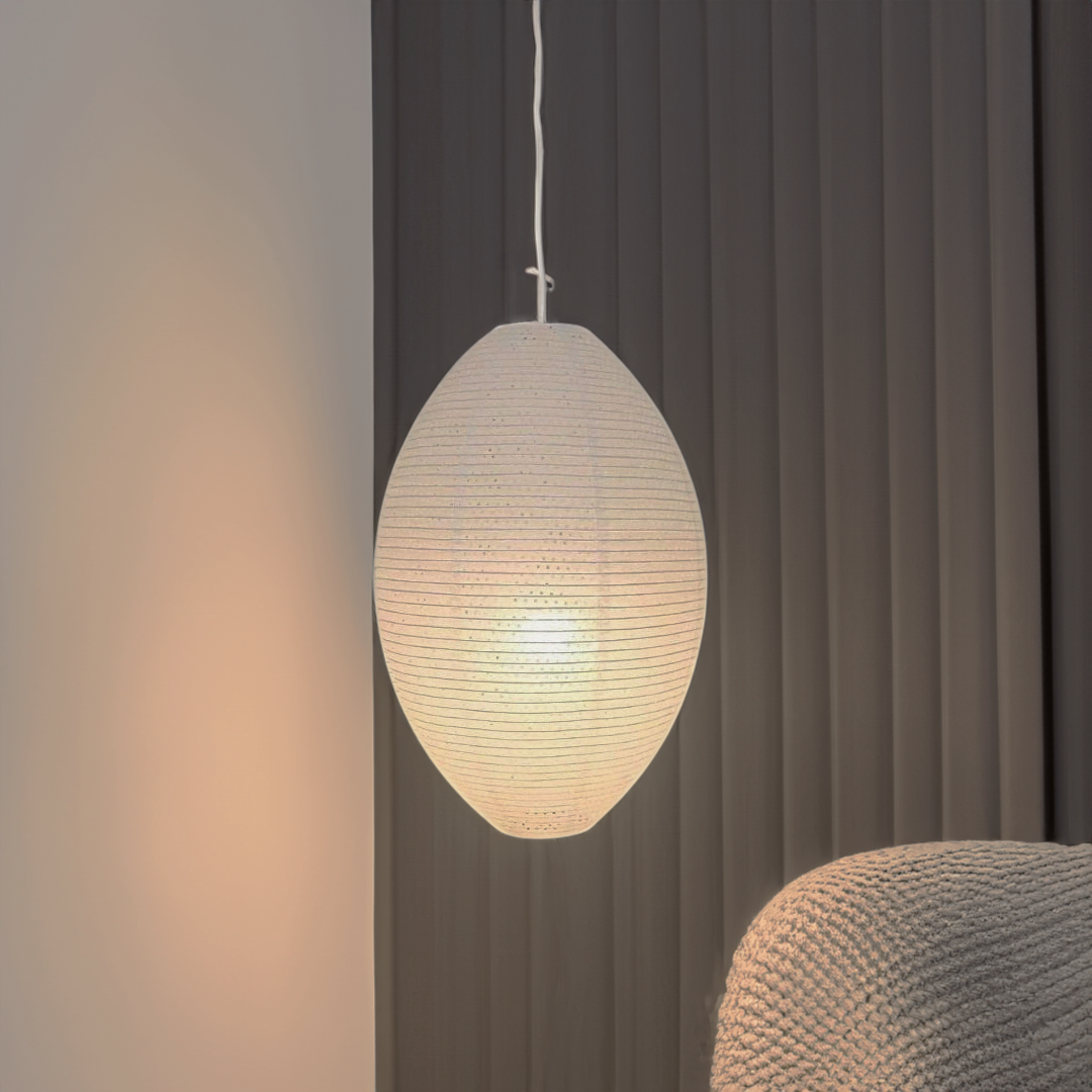 Lampshade With Paper Oval