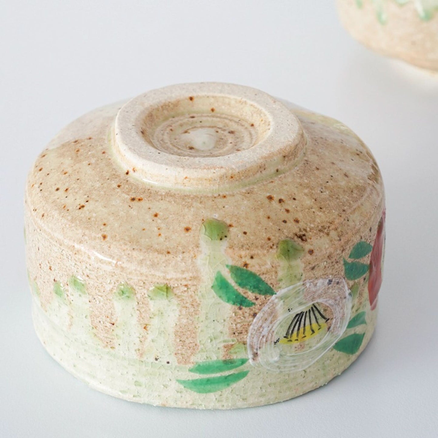 Japanese handmade stoneware matcha bowl 7.4oz + Free Whisk | Japanese Style Household Set, Tea Cups, Stoneware Hand Cups - -