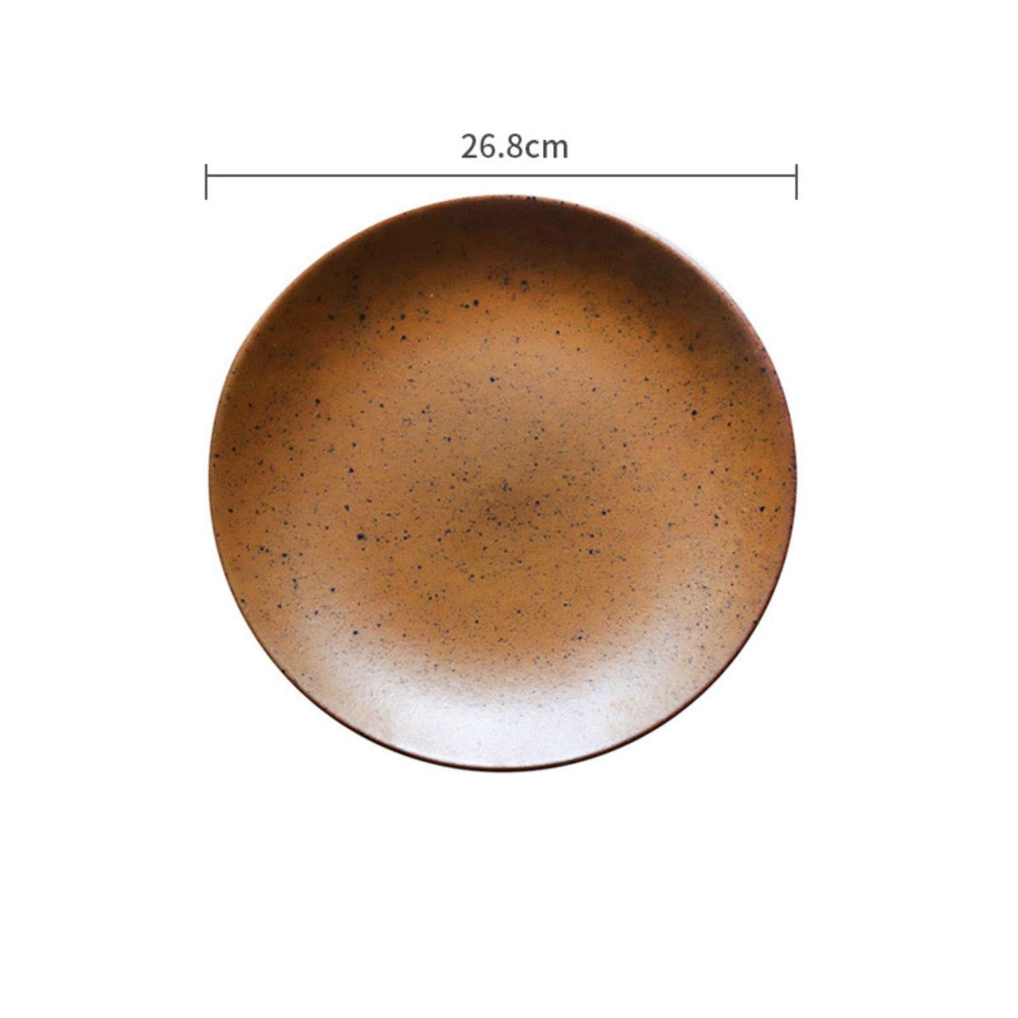 Japanese Style Brown Rustic Dinnerware | Stoneware, Pottery, Terracotta, Rustic, Reactive Glaze, Pottery - -