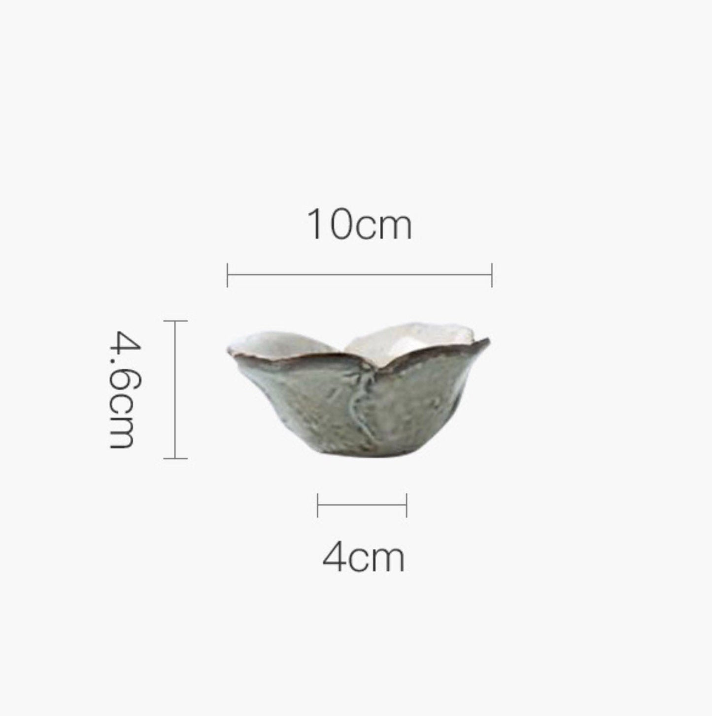 Japanese Style Retro Ceramic Plates | Farmhouse, Scandinavian, Japanese, Stoneware, Pottery, Reactive Glaze - -