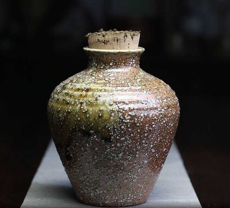 Japanese Wabi-Sabi Distressed Kilns Jars | Tea Jar, Ceramic Vase, Tea Room - -