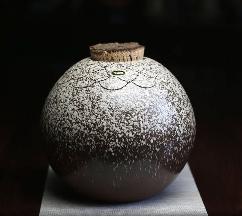 Japanese Wabi-Sabi Distressed Kilns Jars | Tea Jar, Ceramic Vase, Tea Room - -
