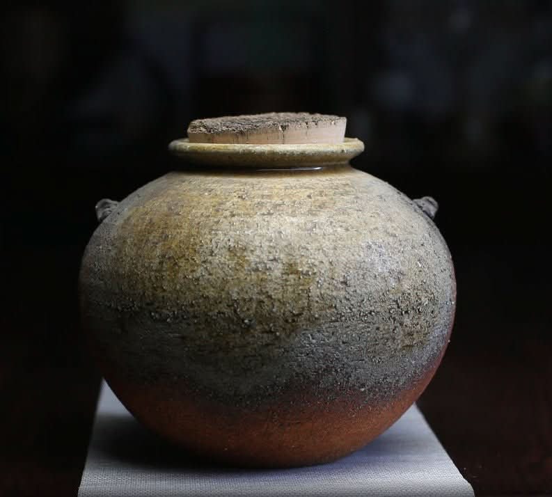 Japanese Wabi-Sabi Distressed Kilns Jars | Tea Jar, Ceramic Vase, Tea Room - -
