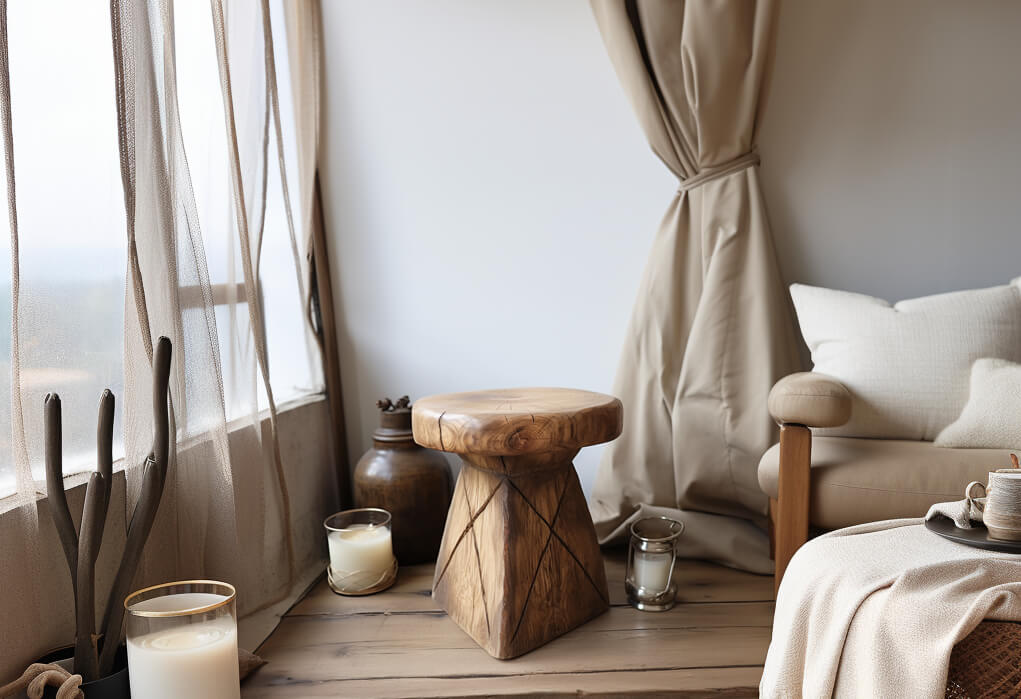 تحويل منزلك إلى معبد قديم من خلال جلب الميزات الخارجية إلى الداخل 