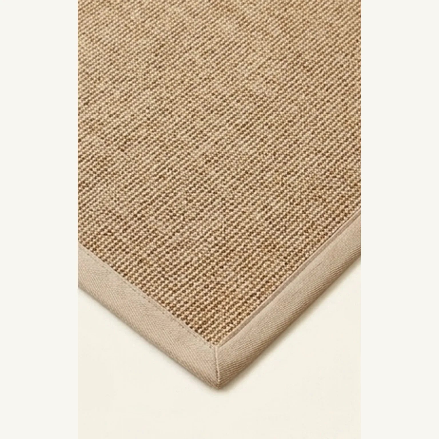 Natural Jute Rug – Handwoven | Tones, Rustic Home Decor — studio warm-white background product shot