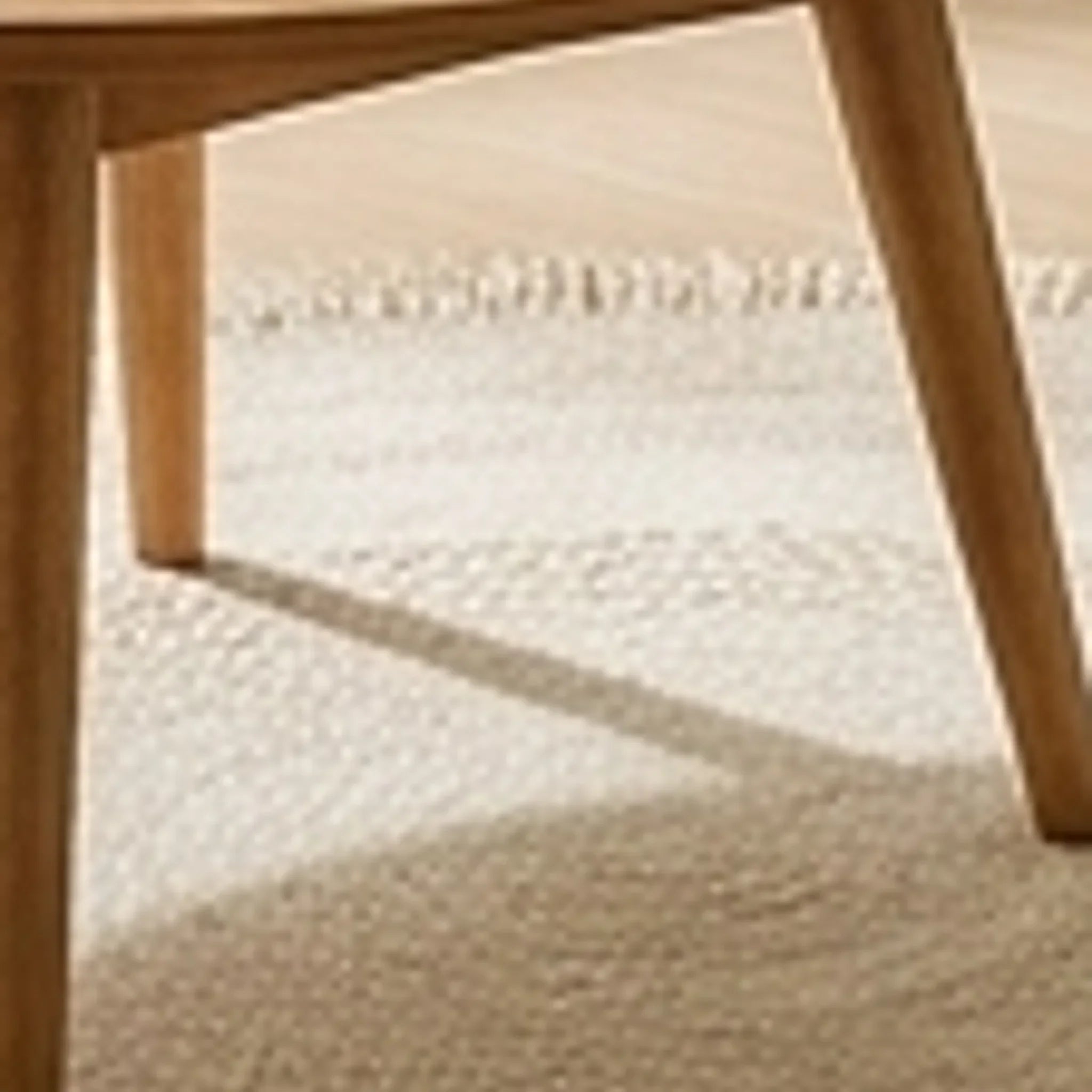 Round Wool Braided Rug — macro close-up showing material texture and finish
