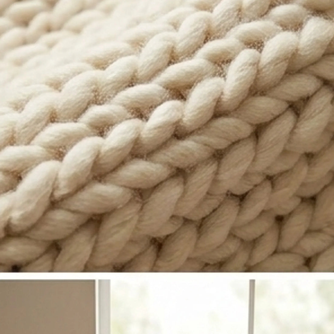 Braided Wool Rug — macro close-up showing material texture and finish