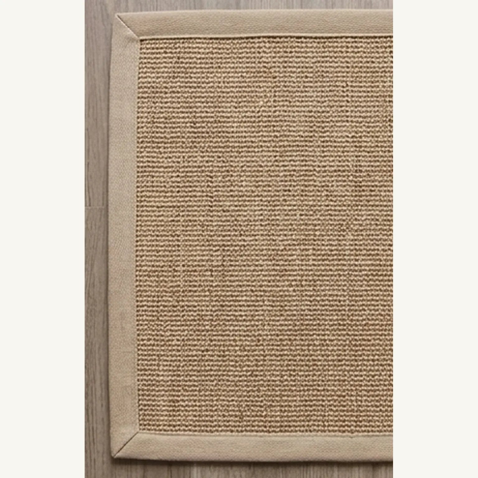 Natural Jute Rug – Handwoven | Tones, Rustic Home Decor — overhead flat-lay on a natural surface