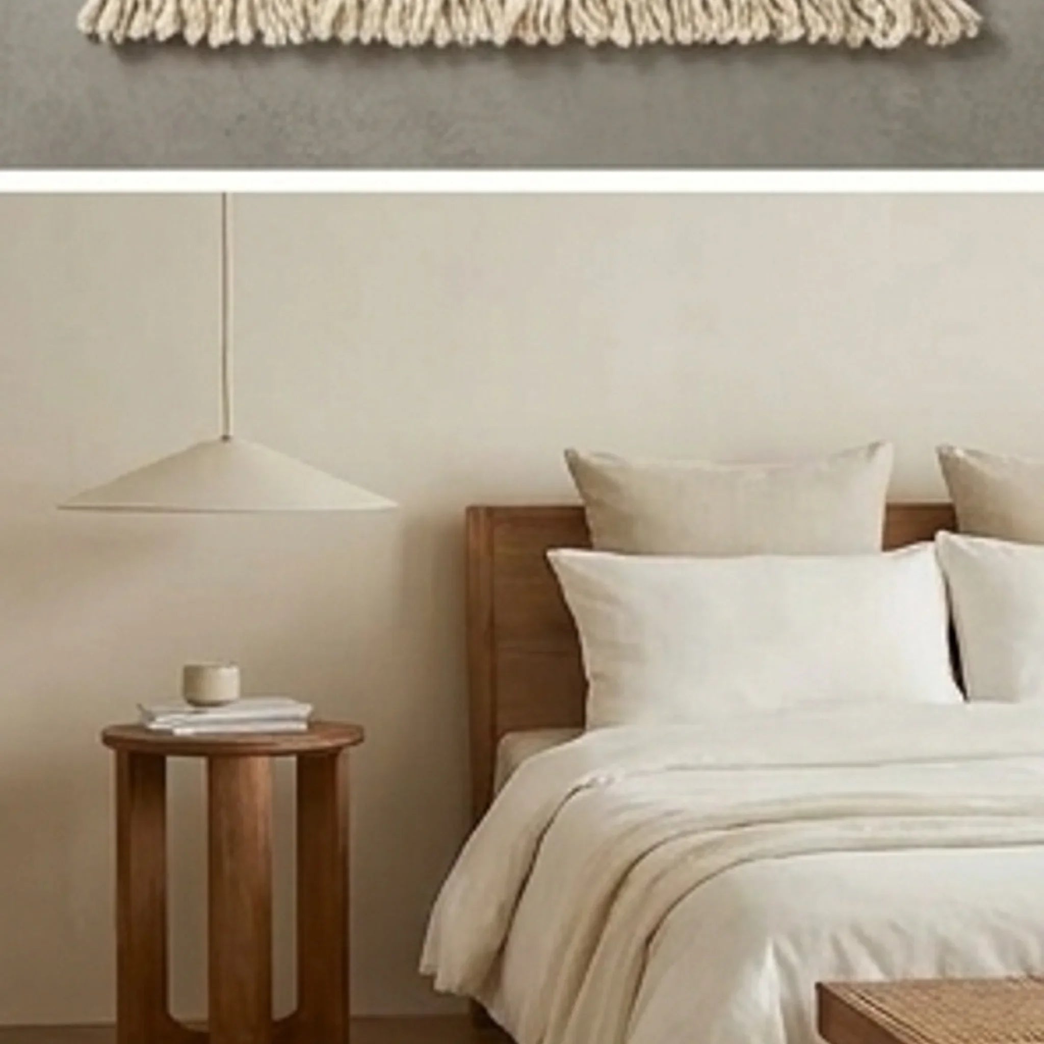 Braided Wool Rug — overhead flat-lay on a natural surface