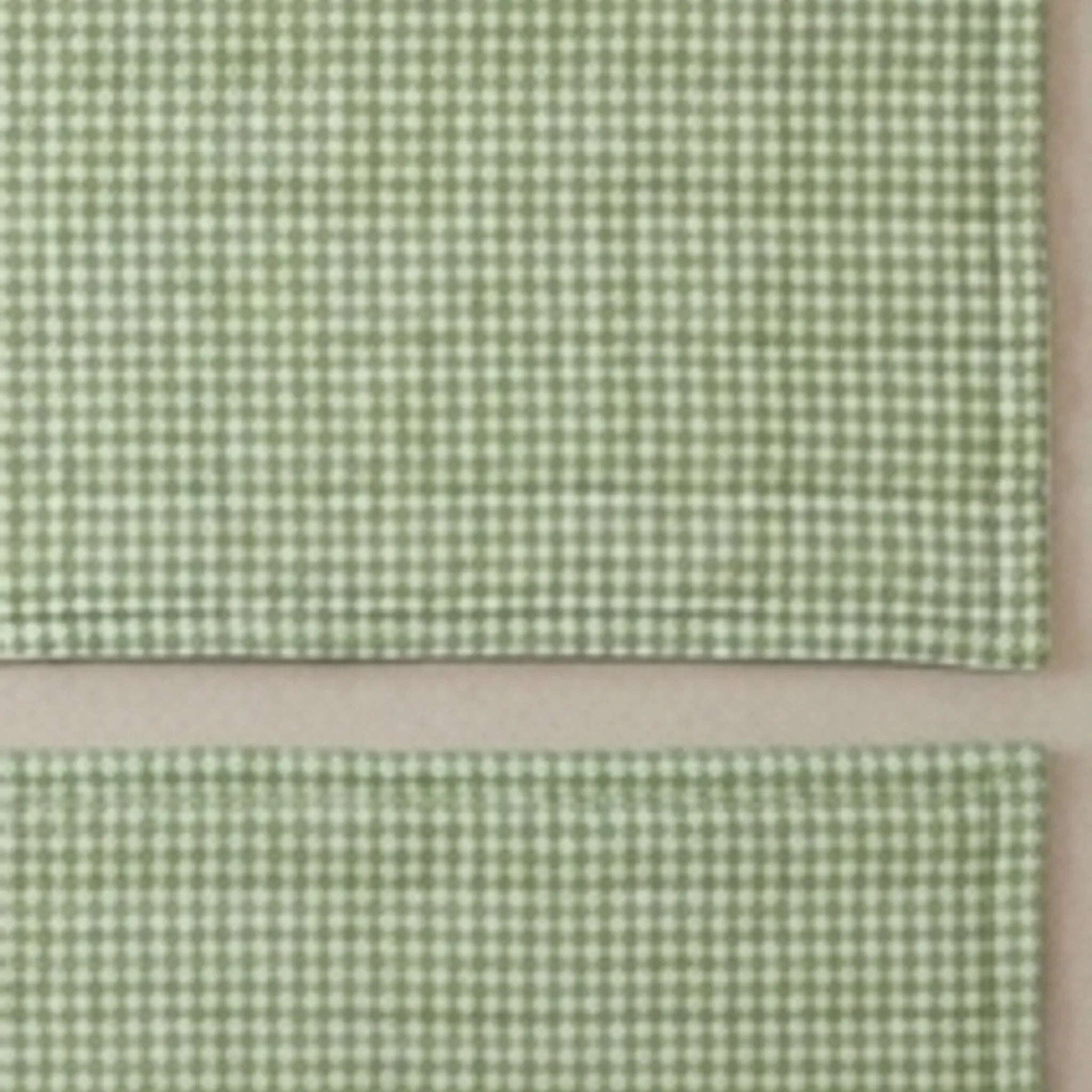 Green Gingham Sofa Protector & Rug Set - Cozy Living Room Decor — ambient room context in soft natural light