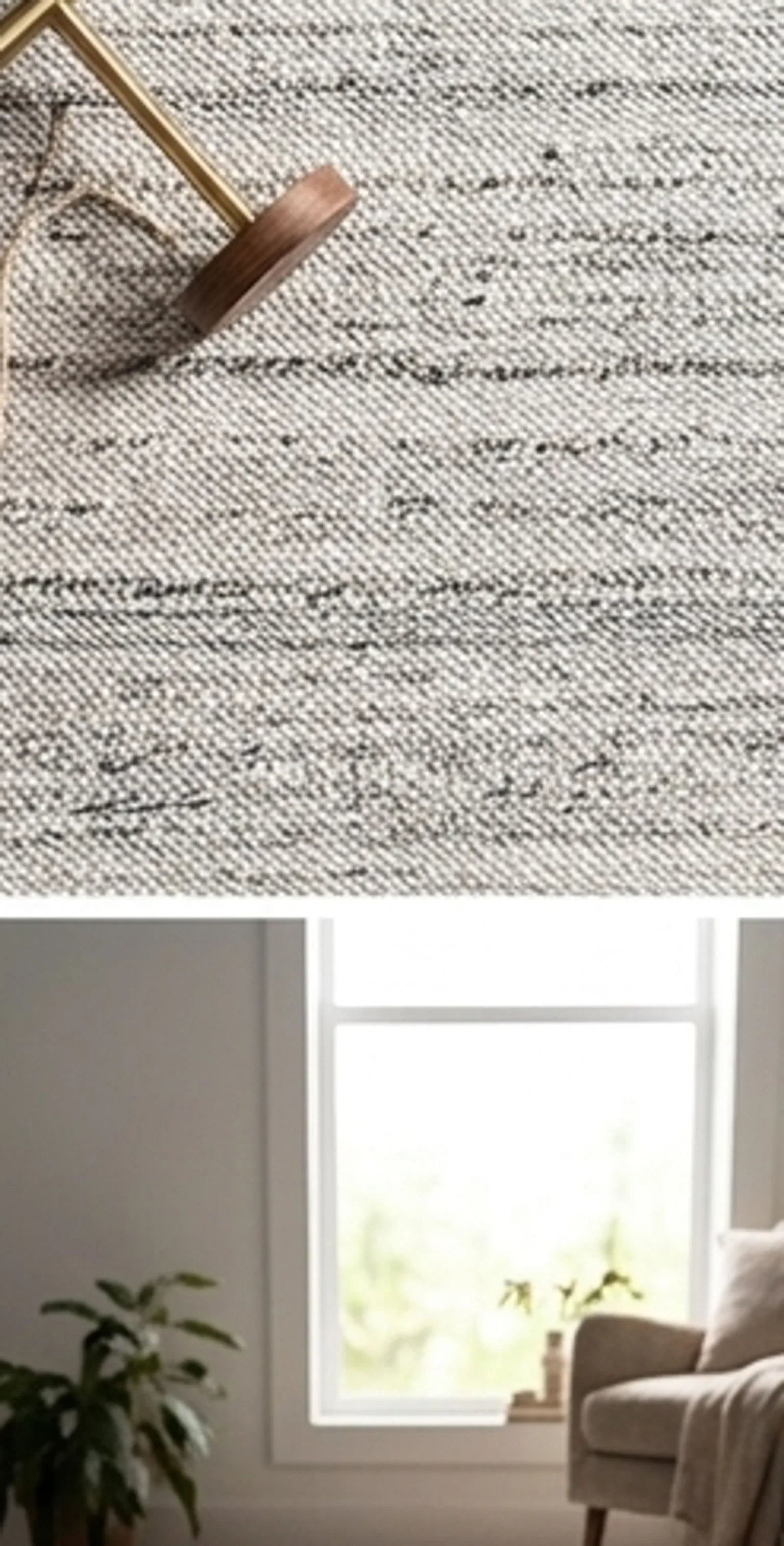 Natural Wool Carpet — ambient room context in soft natural light