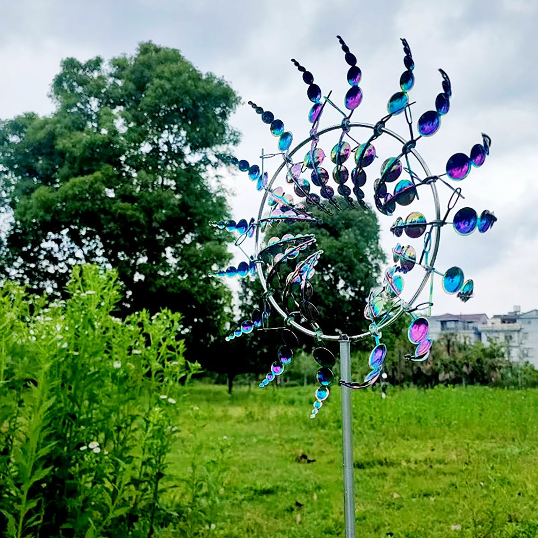 Metal Garden Windmill