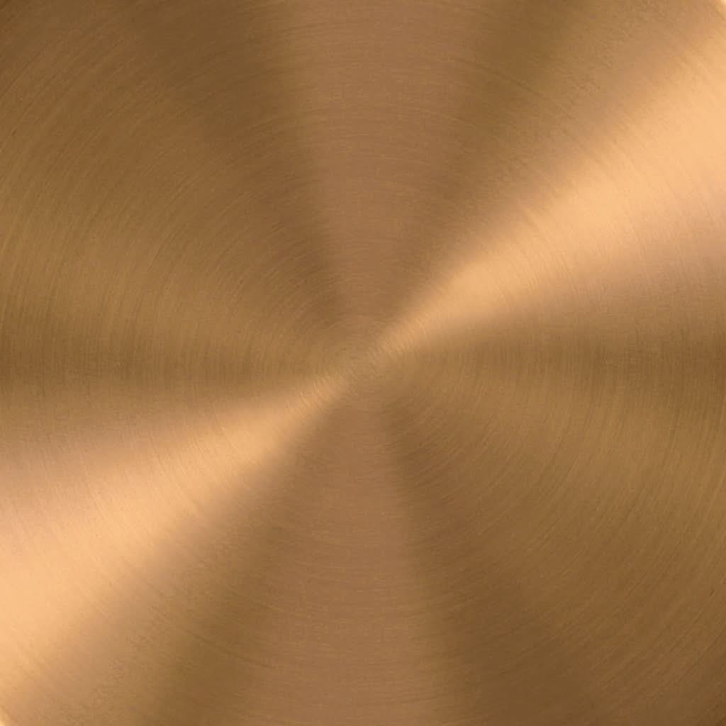 Brushed brass finish detail of Mid Century Table Lamp Brass Tripod.