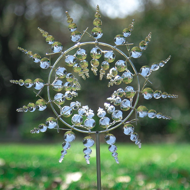 Metal Garden Windmill