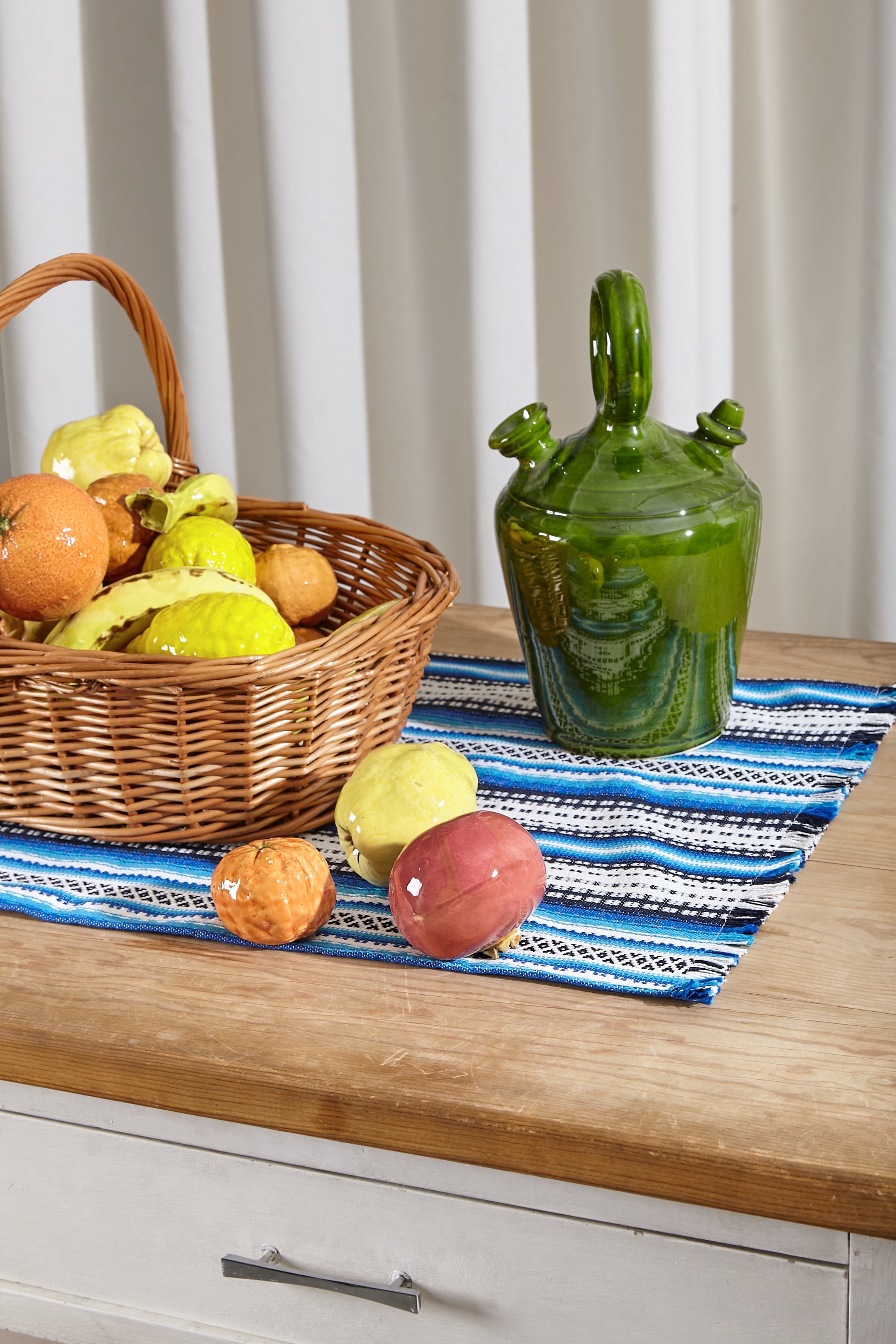 Glazed Ceramic Lemon Replica