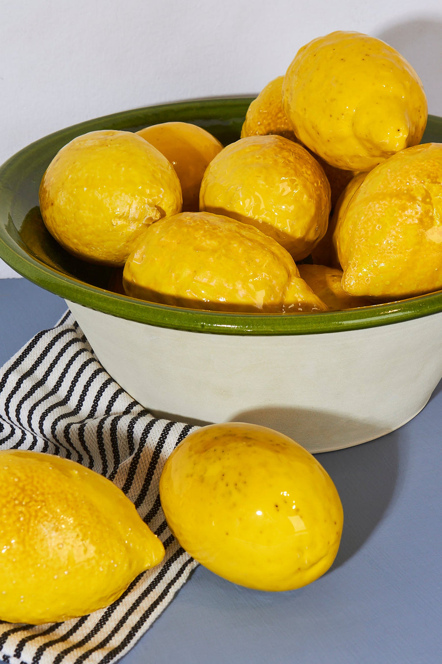 Glazed Ceramic Lemon Replica