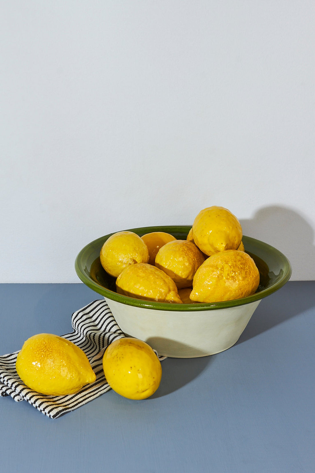 Glazed Ceramic Lemon Replica