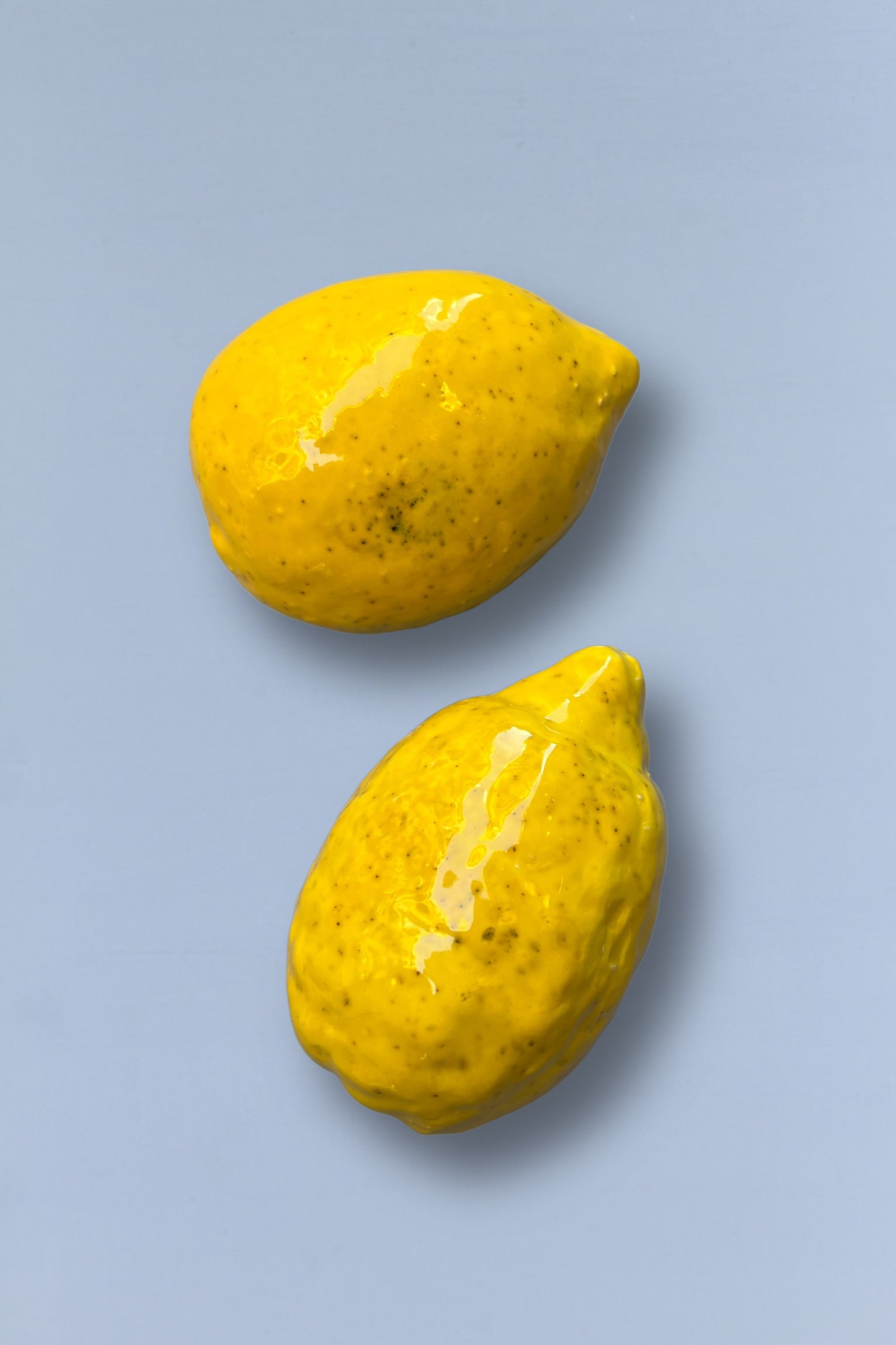 Glazed Ceramic Lemon Replica