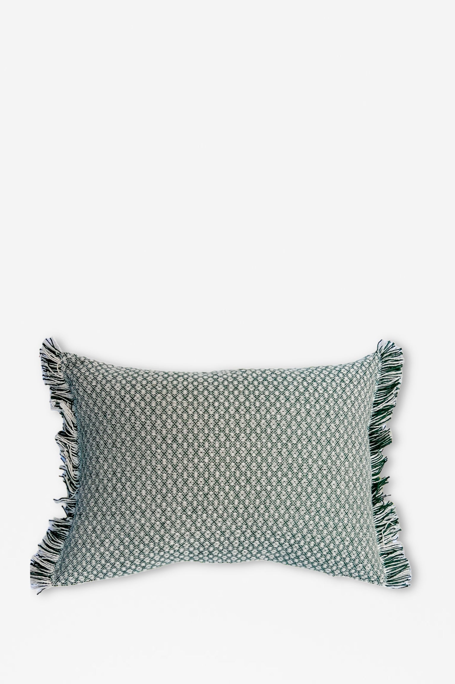 Green Houndstooth Cushion Cover 30cm x 45cm