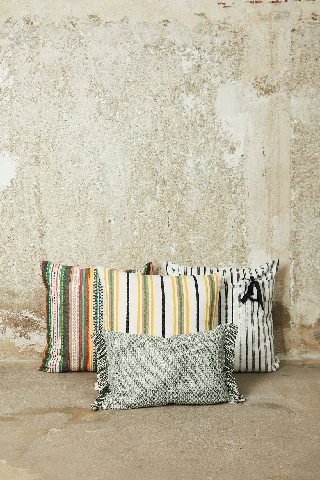 Green Houndstooth Cushion Cover 30cm x 45cm