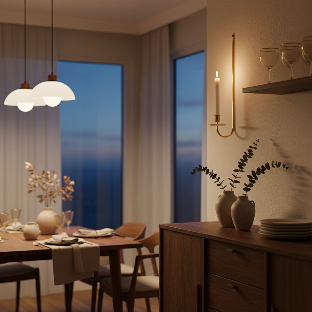 Modern Gold Metal Wall Sconce Candle Holder 2 Set - Minimalist Decor for Living Room, Bedroom, or Entryway