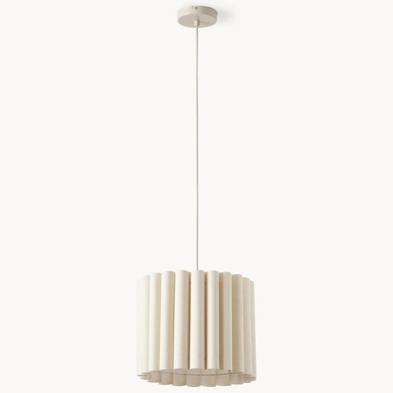 Modern Pleated Fabric Pendant Light