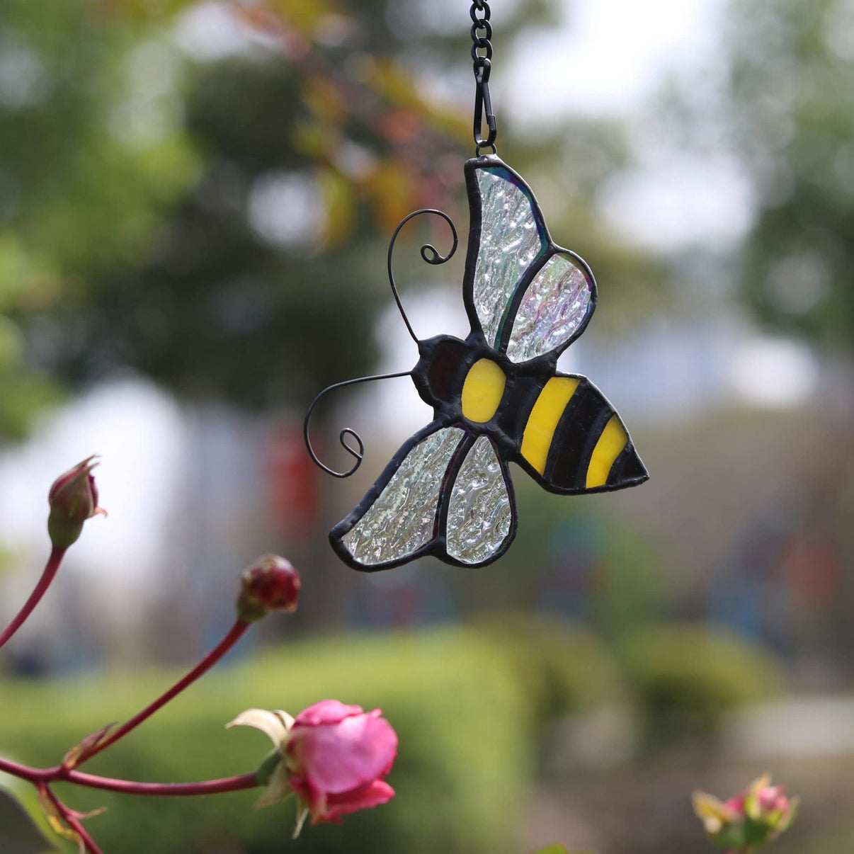 Stained Glass Bumblebee Suncatcher