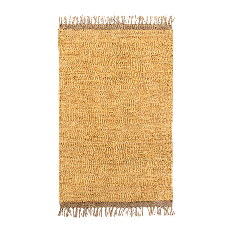 Handwoven jute rug