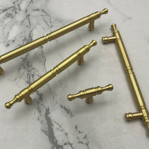 Gold cabinet handles