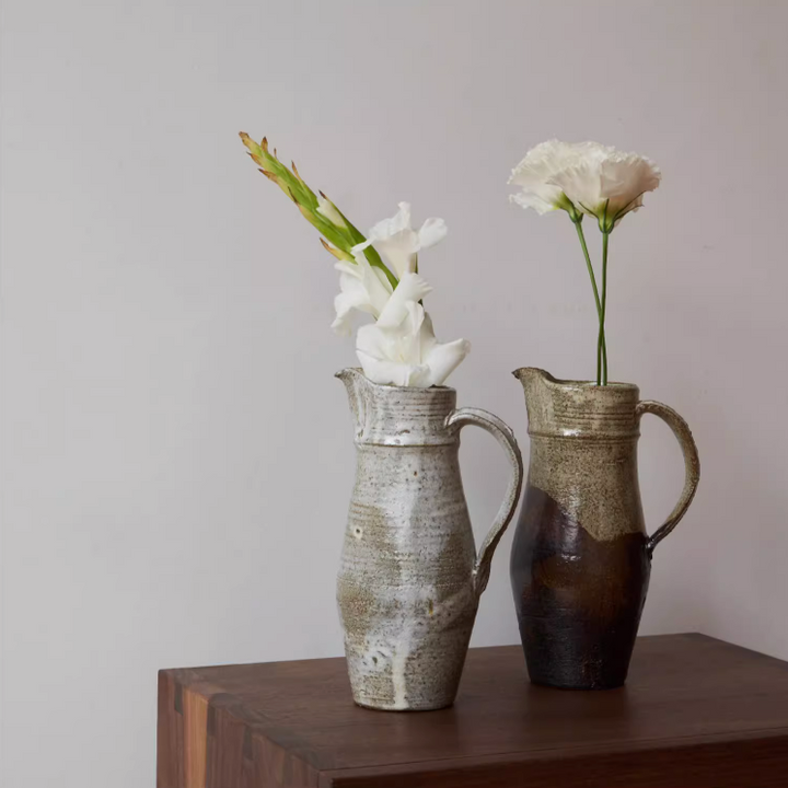 Ceramic Jug Rough Pottery Glaze