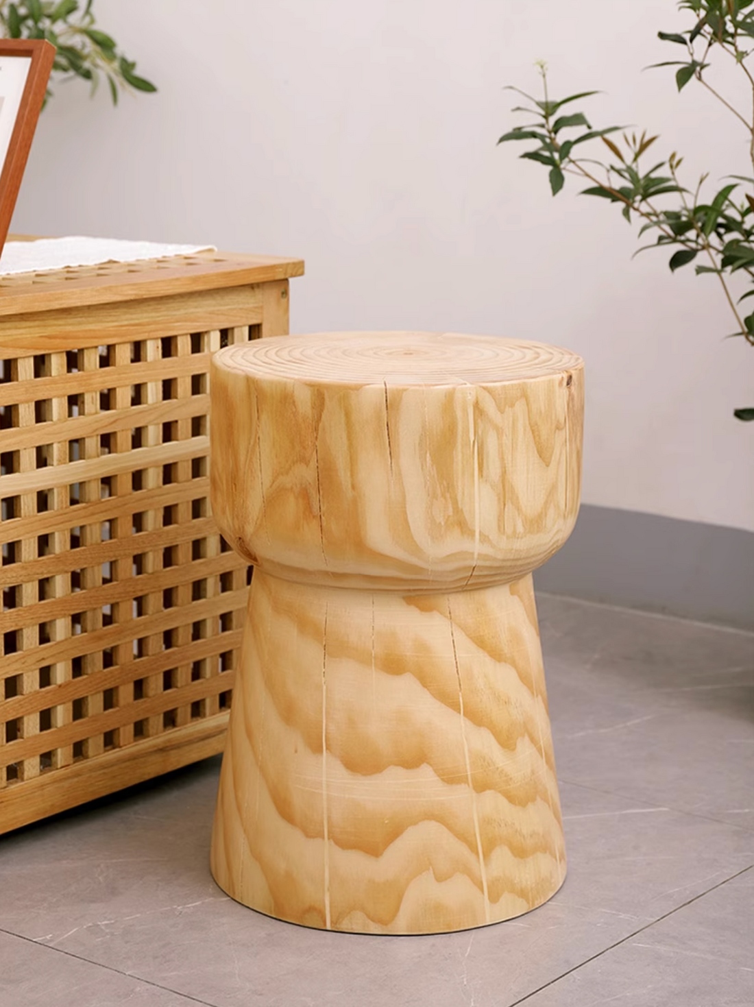 Solid Wood Stools, Customizable Size