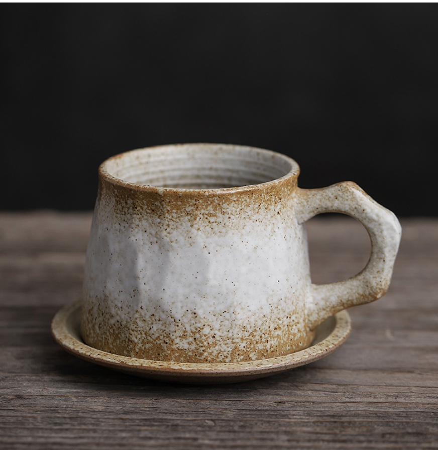 Stoneware Mug 10.14oz +Free Saucer