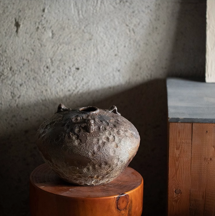 Wabi-Sabi Distressed Rustic Vases