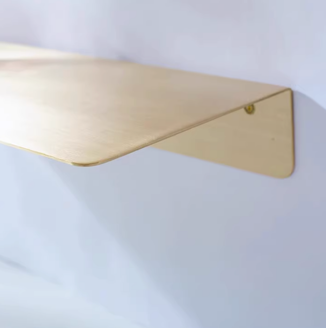 Brass shelf