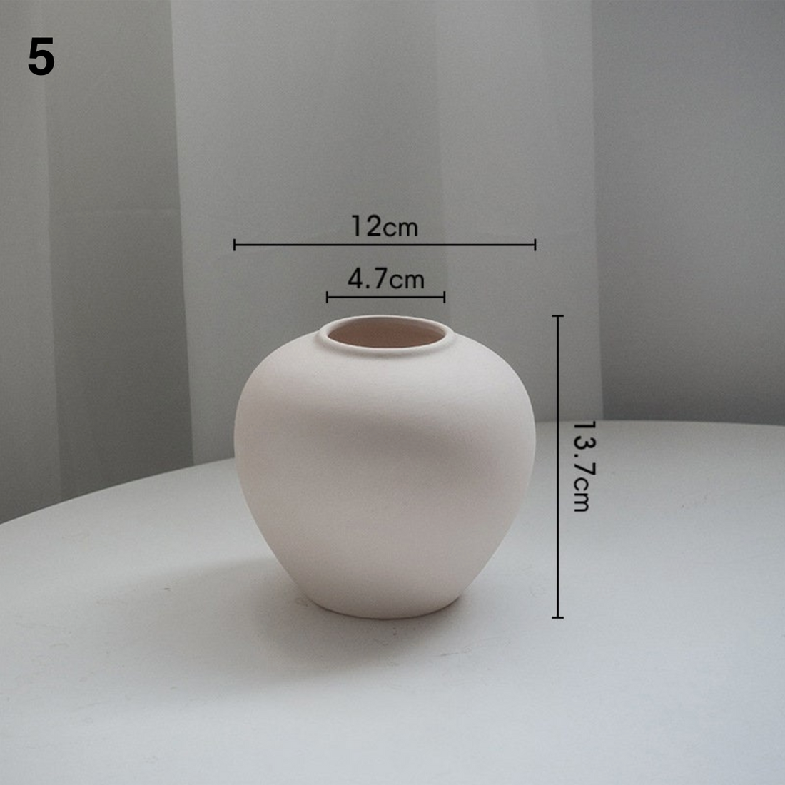 Ceramic Vase Small Flower Vase | Floral Arrangement, Nordic, Scandivanian, Minimalist, Zen, single flower vase, Decorative Vase