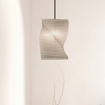 Twisted Paper Lampshade