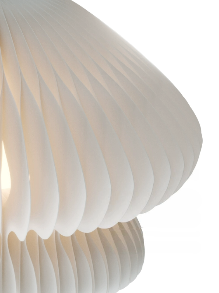 Paper Origami Mushroom Bedside Lamp