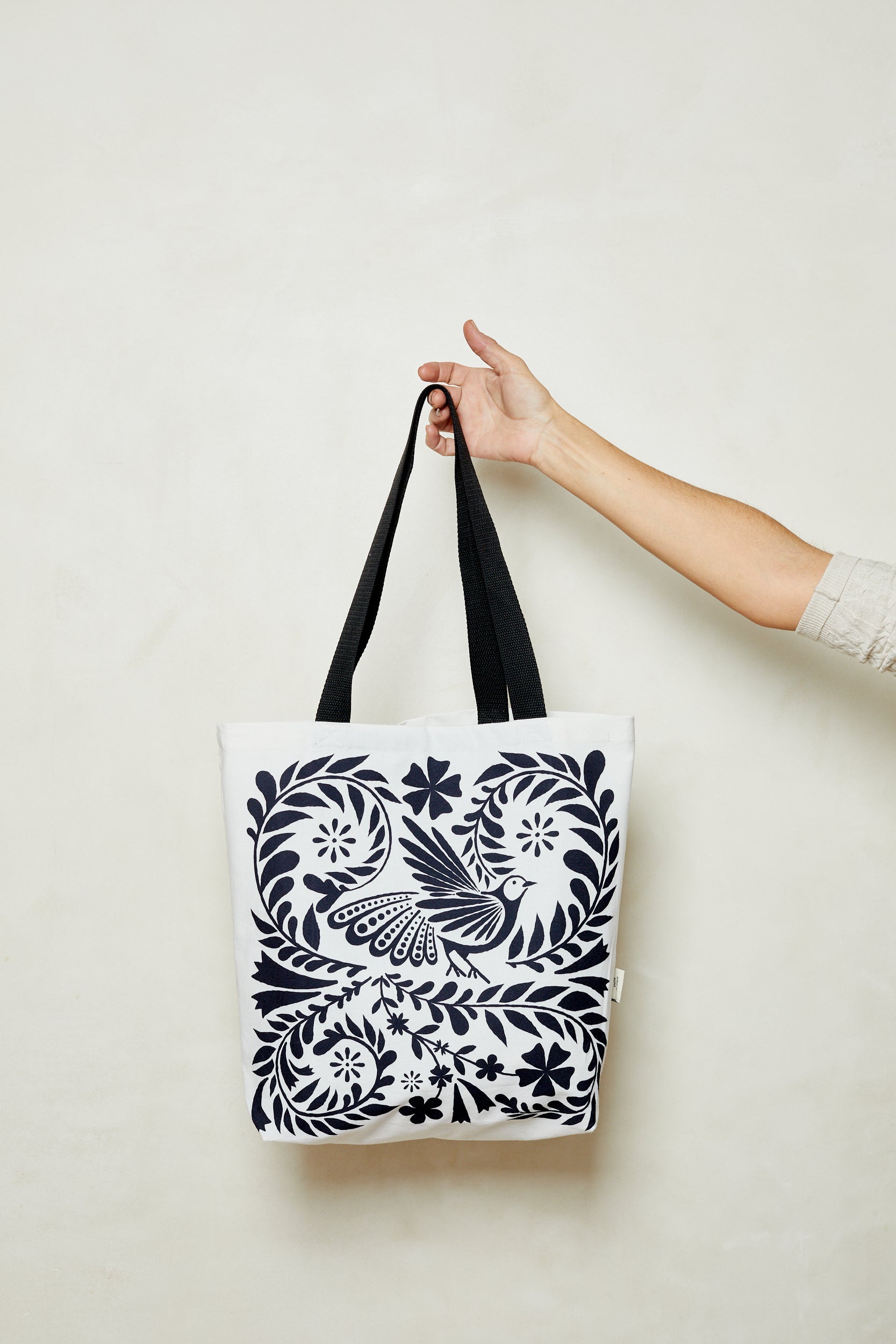White Folklore Tote Bag