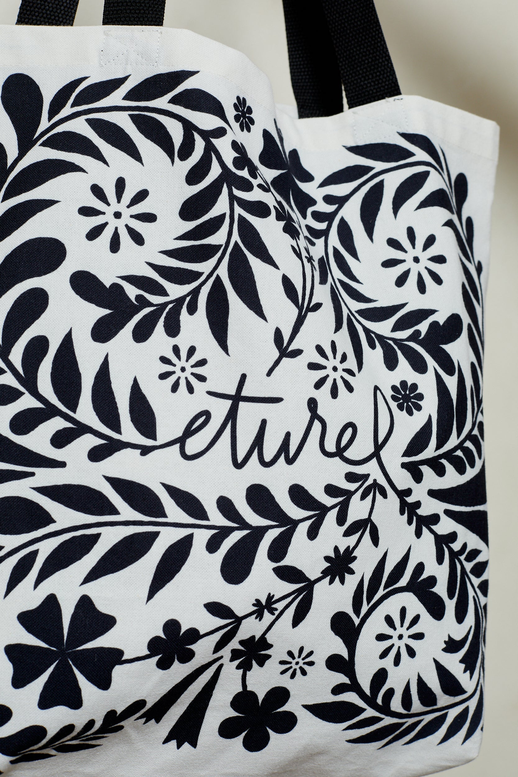 White Folklore Tote Bag