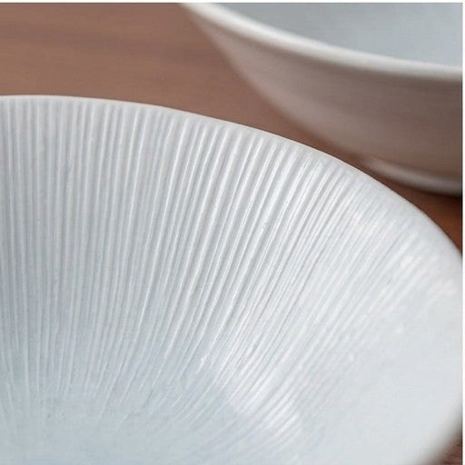 Mei Zun Ceramics Japanese Style Underglaze Porcelain Bowls & Plates Set - Thousand Layers Pattern
