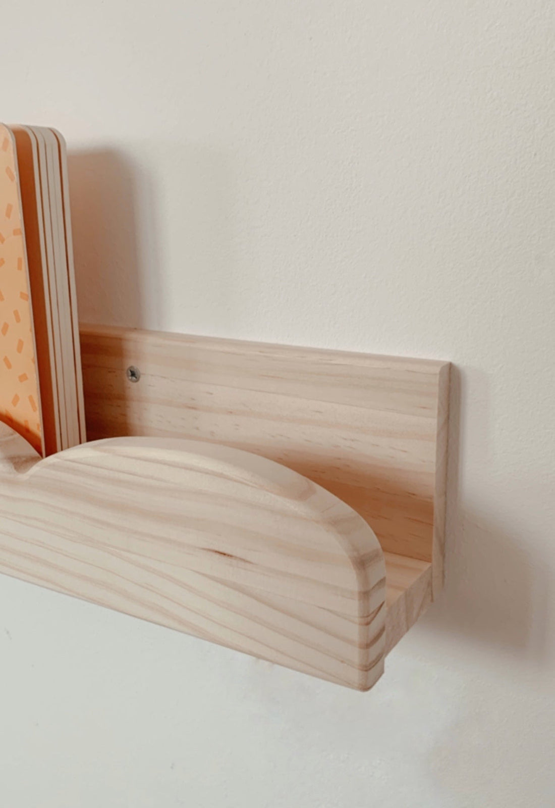 Solid Wood Cloud Floating Shelves