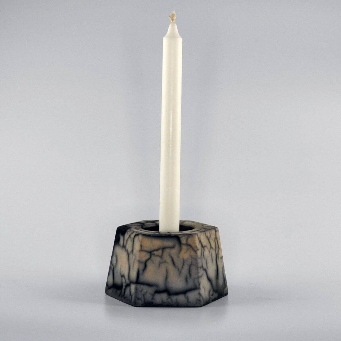 Keihatsu tealight, candle and incense ceramic holder by RAAQUU