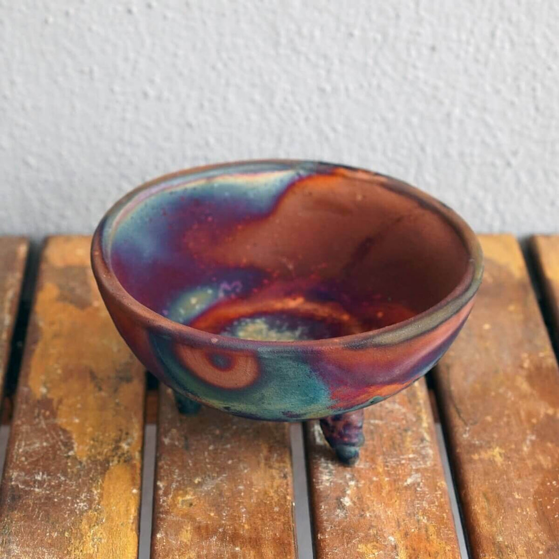 Mizu Ceramic Raku Pottery Bowl by RAAQUU