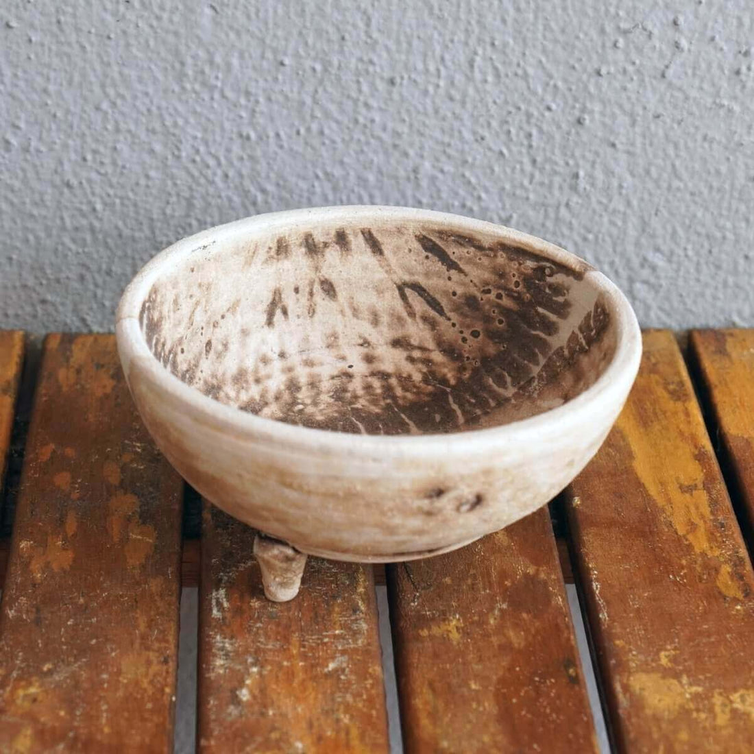 Mizu Ceramic Raku Pottery Bowl by RAAQUU