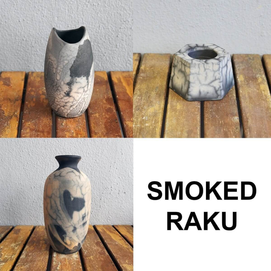 Raku Pottery Birthday Gift Set - Keihatsu, Koi, Koban by RAAQUU