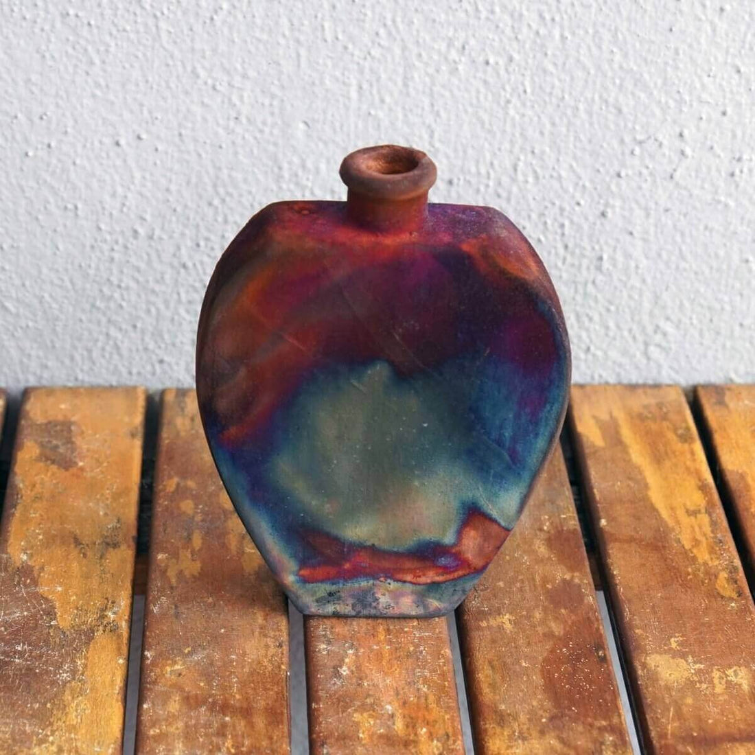 Nozomu Ceramic Raku Pottery Vase by RAAQUU