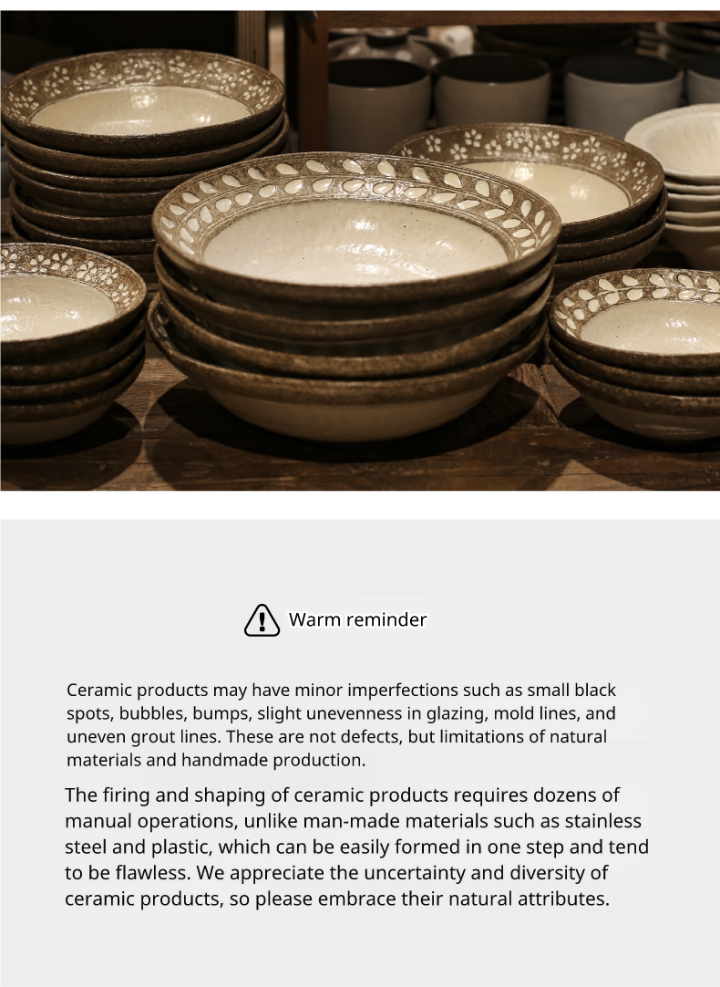 Japanese Style Jin Tang Cao Ceramic Dinnerware