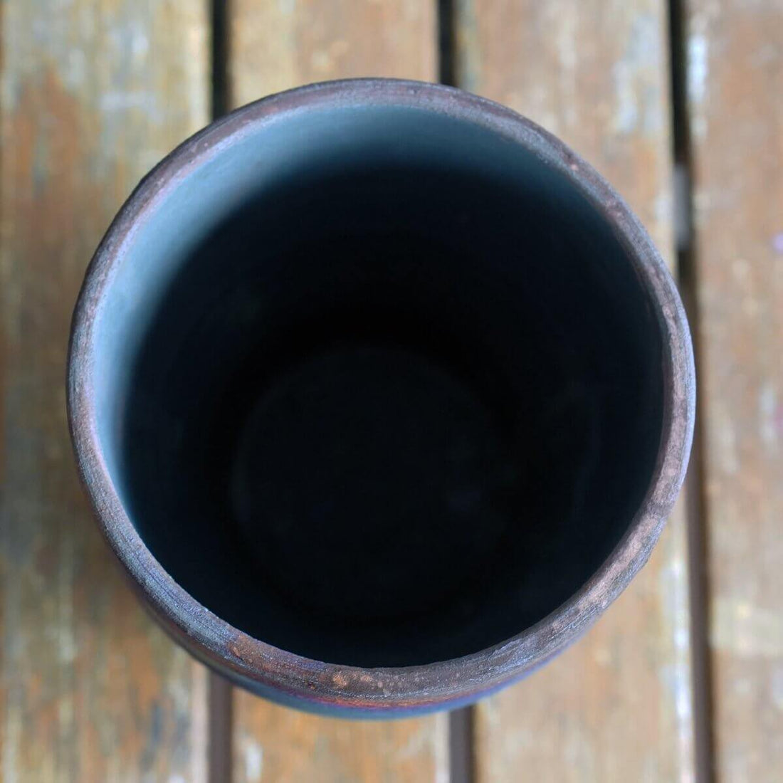 Shinsen Ceramic Raku Pottery Vase by RAAQUU