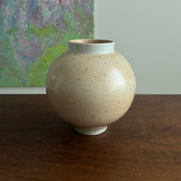 Handmade Shino Glaze Pottery Vase