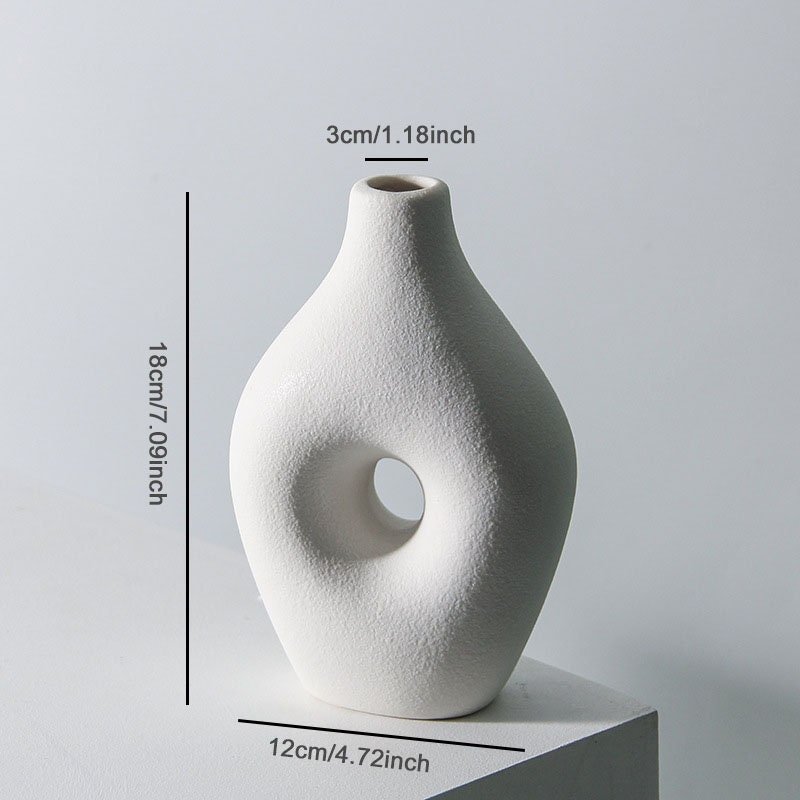 2x1 Nordic hollow Vase for Dried Flowers | - -